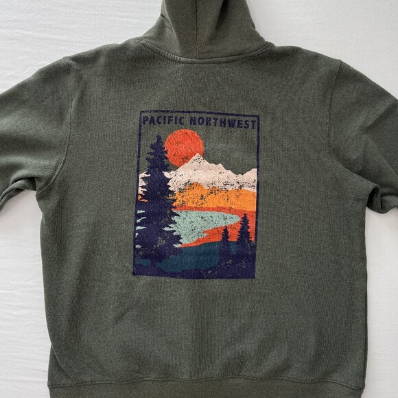 Lone Rock Clothing Pacific Northwest PNW Pullover Hoodie Large NEW! - Picture 2 of 3